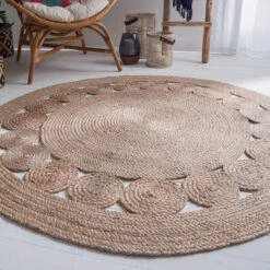 CHIEKO Juteteppich -Haushaltsgegenstände Rabatte 71001043 5