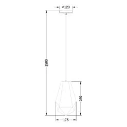 ANHOLT Pendelleuchte 1-flammig -Haushaltsgegenstände Rabatte 71001108 9