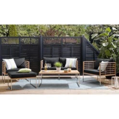 TEAKLINE Lounge-Set 6-tlg. -Haushaltsgegenstände Rabatte 71001118 1