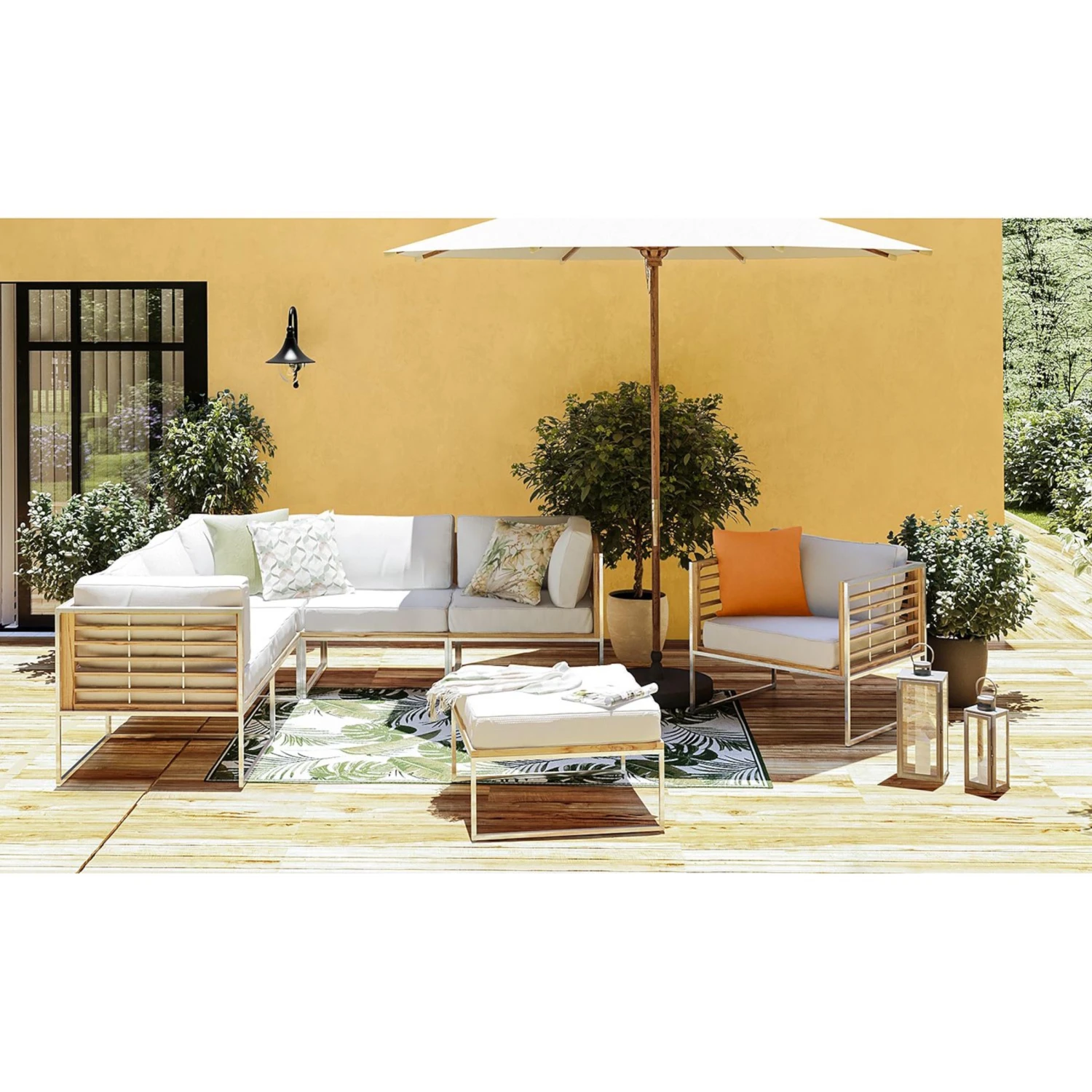 TEAKLINE Loungehocker 9 TEAKLINE Loungehocker – Bild 9