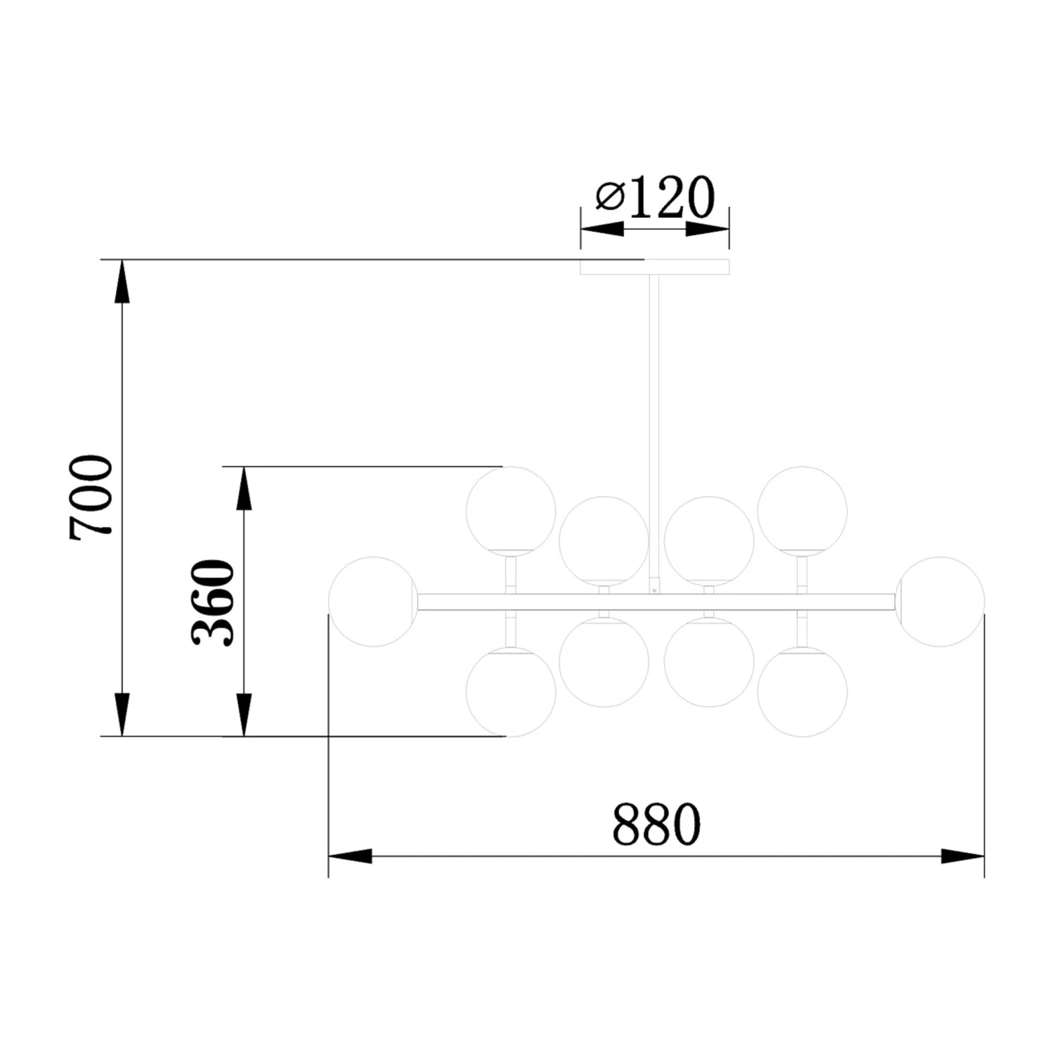KJUL Pendelleuchte 10-flammig 10 KJUL Pendelleuchte 10-flammig – Bild 10