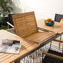 TEAKLINE Gartentisch Mit Ausziehfunktion -Haushaltsgegenstände Rabatte 71001555 10