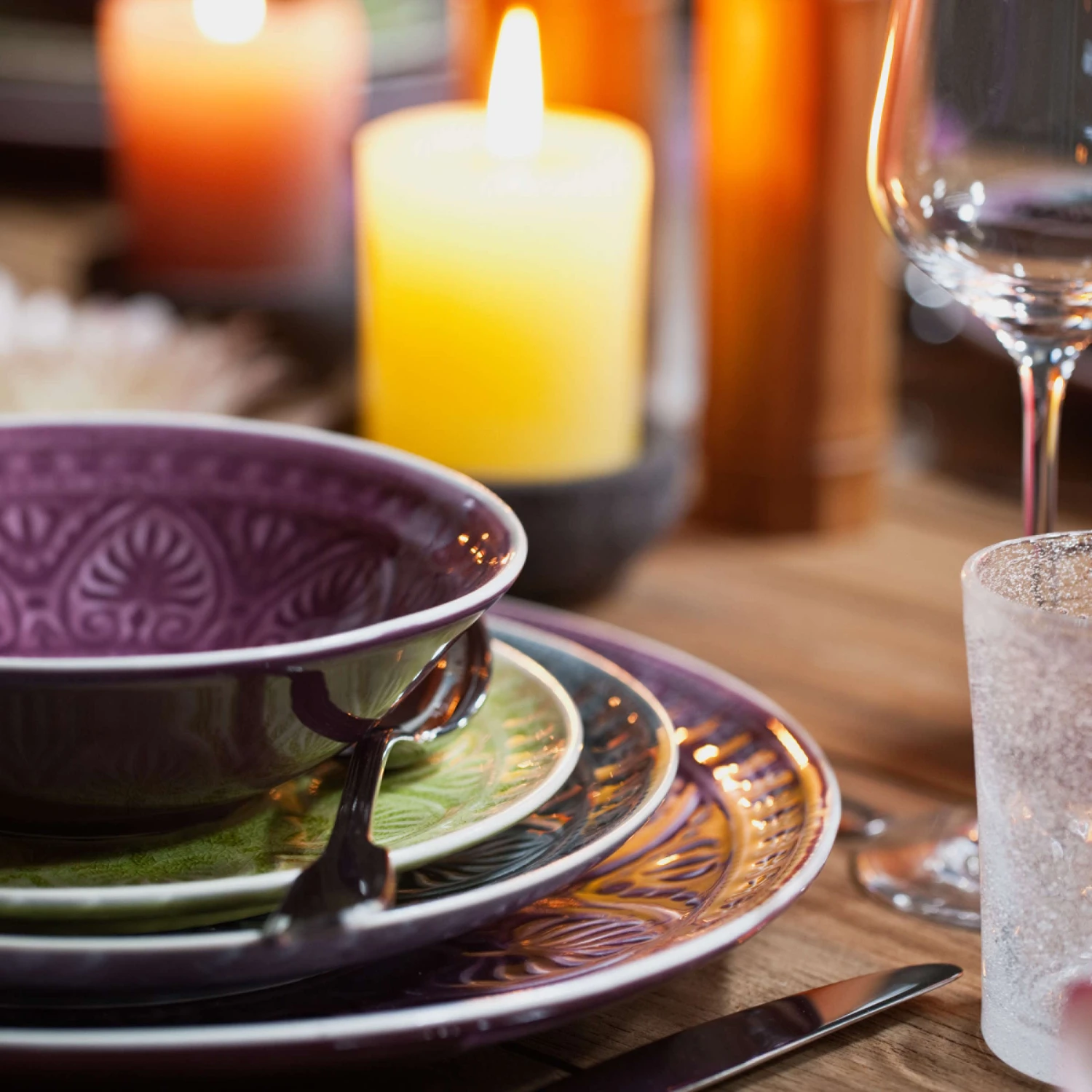 SUMATRA 4x Teller Ø25cm 11 SUMATRA 4x Teller Ø25cm – Bild 11