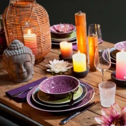 SUMATRA 4x Teller Ø25cm 31 SUMATRA 4x Teller Ø25cm -Haushaltsgegenstände Rabatte BUN00695 4