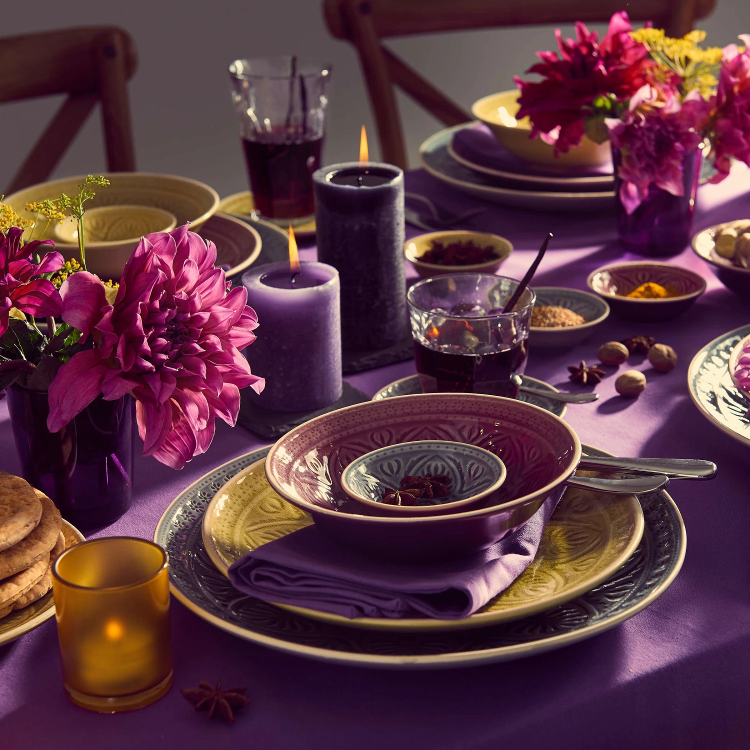 SUMATRA 4x Teller Ø25cm 6 SUMATRA 4x Teller Ø25cm – Bild 6