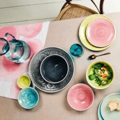 SUMATRA 4x Teller Ø25cm 26 SUMATRA 4x Teller Ø25cm -Haushaltsgegenstände Rabatte BUN00696 6