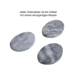 MARBLE 4x Untersetzer Marmor Organisch L 12 X B 9cm 8 MARBLE 4x Untersetzer Marmor Organisch L 12 X B 9cm -Haushaltsgegenstände Rabatte BUN00781 3