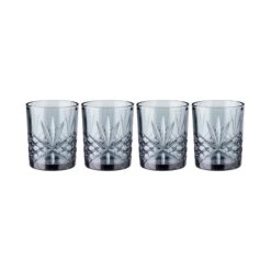 CRYSTAL CLUB 4x Gläser 300ml -Haushaltsgegenstände Rabatte BUN00950