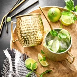 MOSCOW MULE 4x Becher Gehämmert 470ml 13 MOSCOW MULE 4x Becher Gehämmert 470ml -Haushaltsgegenstände Rabatte BUN01351 1