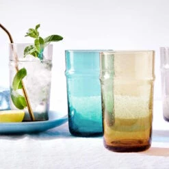 BYRON 6x Gläser Organisch Mit Luftblasen 480ml -Haushaltsgegenstände Rabatte BUN01416 1