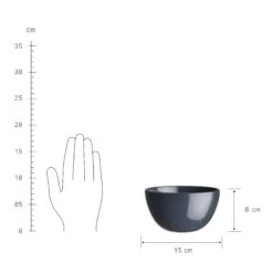 NATIVE 4x Schale 600ml 24 NATIVE 4x Schale 600ml -Haushaltsgegenstände Rabatte BUN01598 4