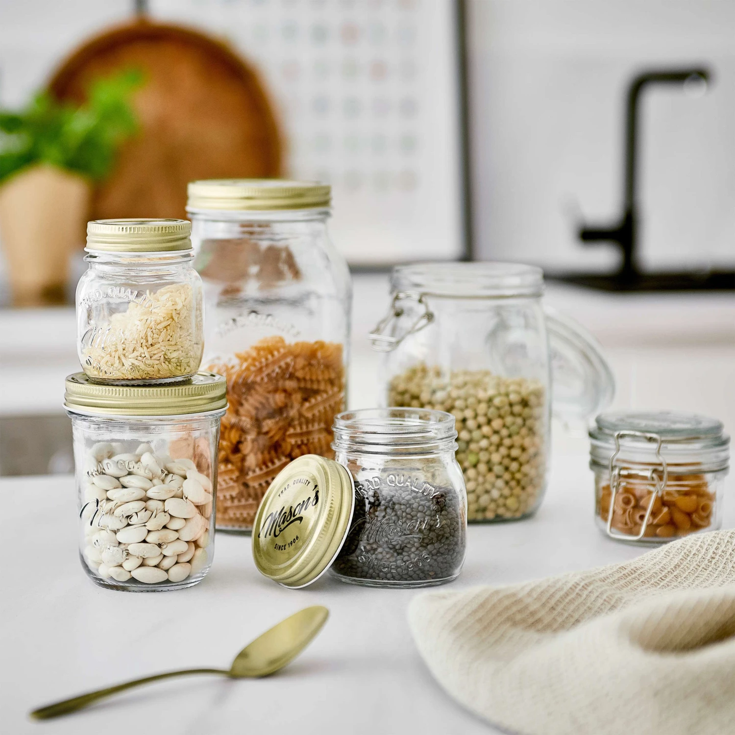 MASON'S 6x Aufbewahrungsgläser 220ml 2 MASON'S 6x Aufbewahrungsgläser 220ml – Bild 2