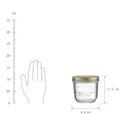 MASON'S 6x Aufbewahrungsgläser 220ml 11 MASON'S 6x Aufbewahrungsgläser 220ml -Haushaltsgegenstände Rabatte BUN01626 3