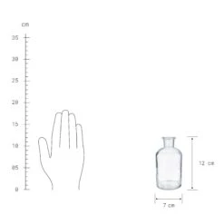 LITTLE LIGHT 4x Dekoflasche Recycling Höhe 12cm 7 LITTLE LIGHT 4x Dekoflasche Recycling Höhe 12cm -Haushaltsgegenstände Rabatte BUN01632 3