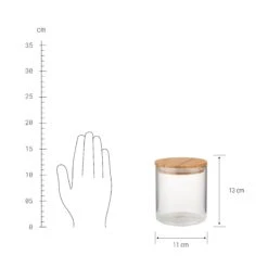 WOODLOCK 4x Vorratsgläser 960ml -Haushaltsgegenstände Rabatte BUN01677 3