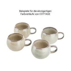 COTTAGE 4x Tasse 350ml -Haushaltsgegenstände Rabatte BUN01705 4