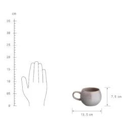 COTTAGE 4x Tasse 350ml -Haushaltsgegenstände Rabatte BUN01706 3