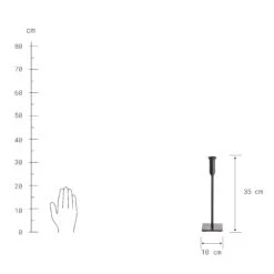 RUST Kerzenhalter-Set 2-tlg. -Haushaltsgegenstände Rabatte BUN02040 4